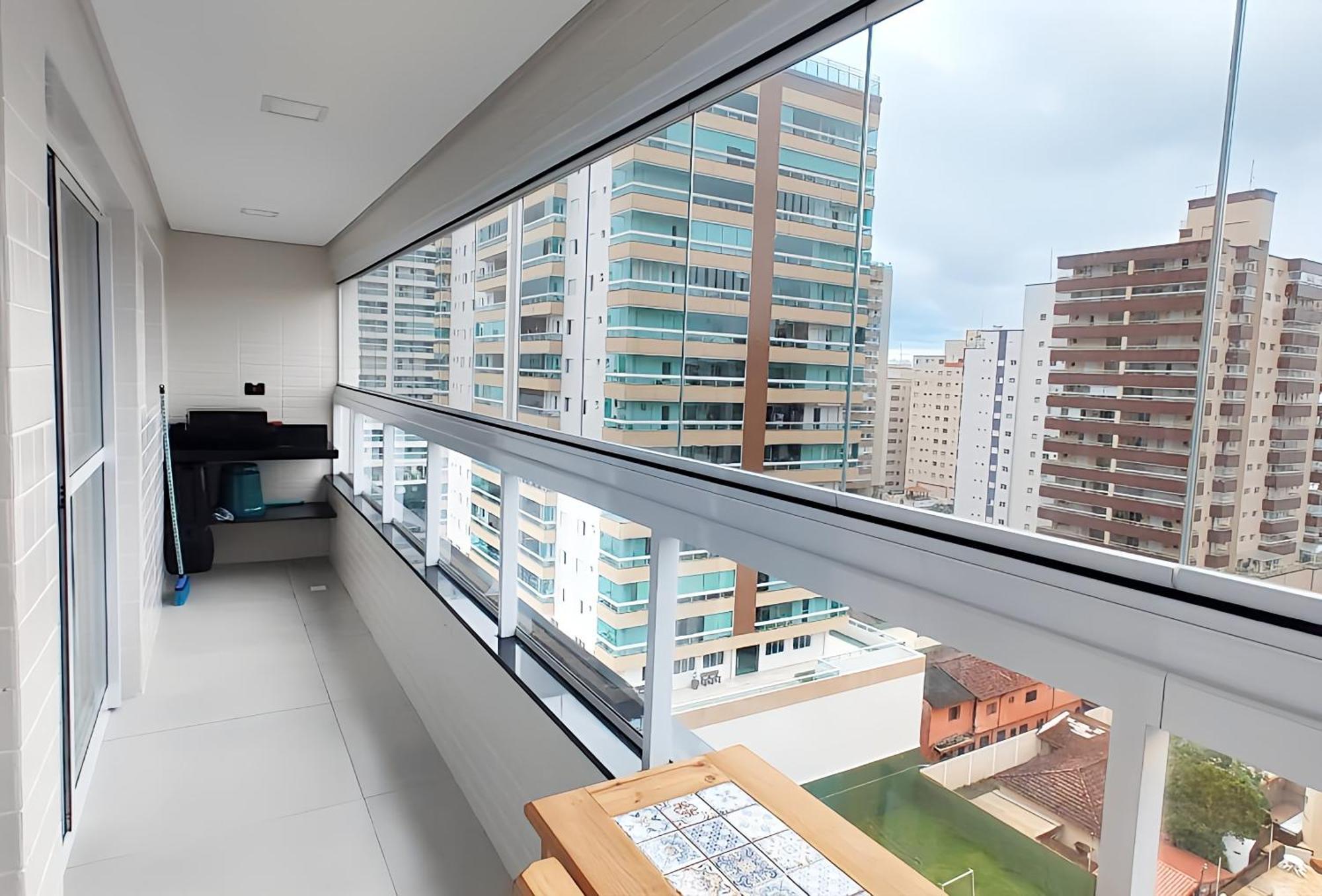 Apto Com Lazer Completo, Piscina, Ar, Mercadinho E Pet Friendly A 1 Min Da Praia Praia Grande (Santos) Eksteriør bilde