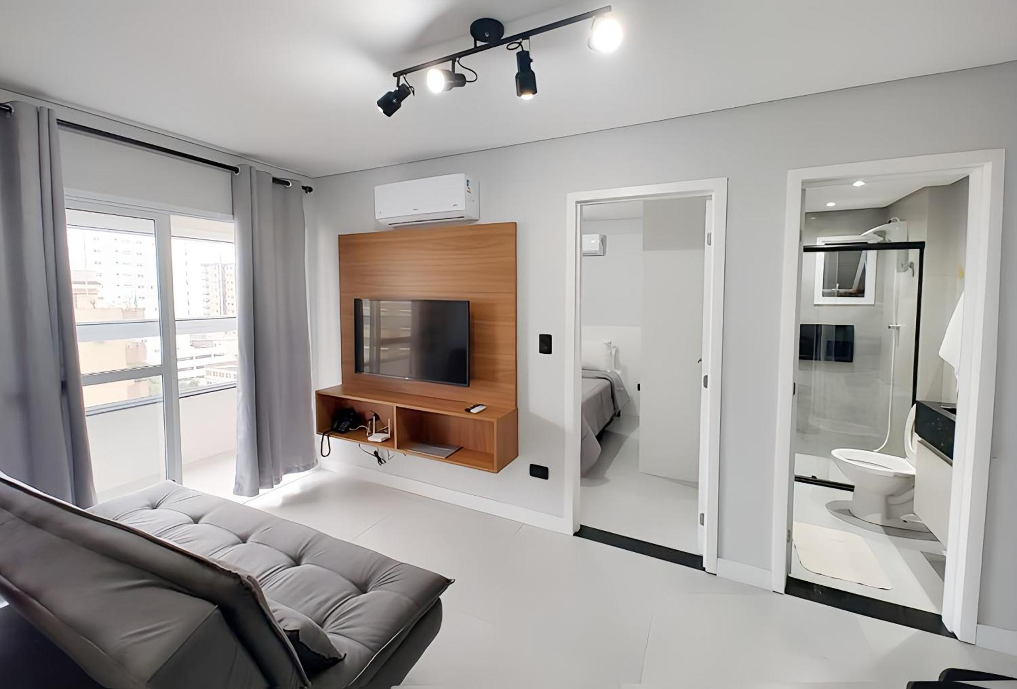 Apto Com Lazer Completo, Piscina, Ar, Mercadinho E Pet Friendly A 1 Min Da Praia Praia Grande (Santos) Eksteriør bilde