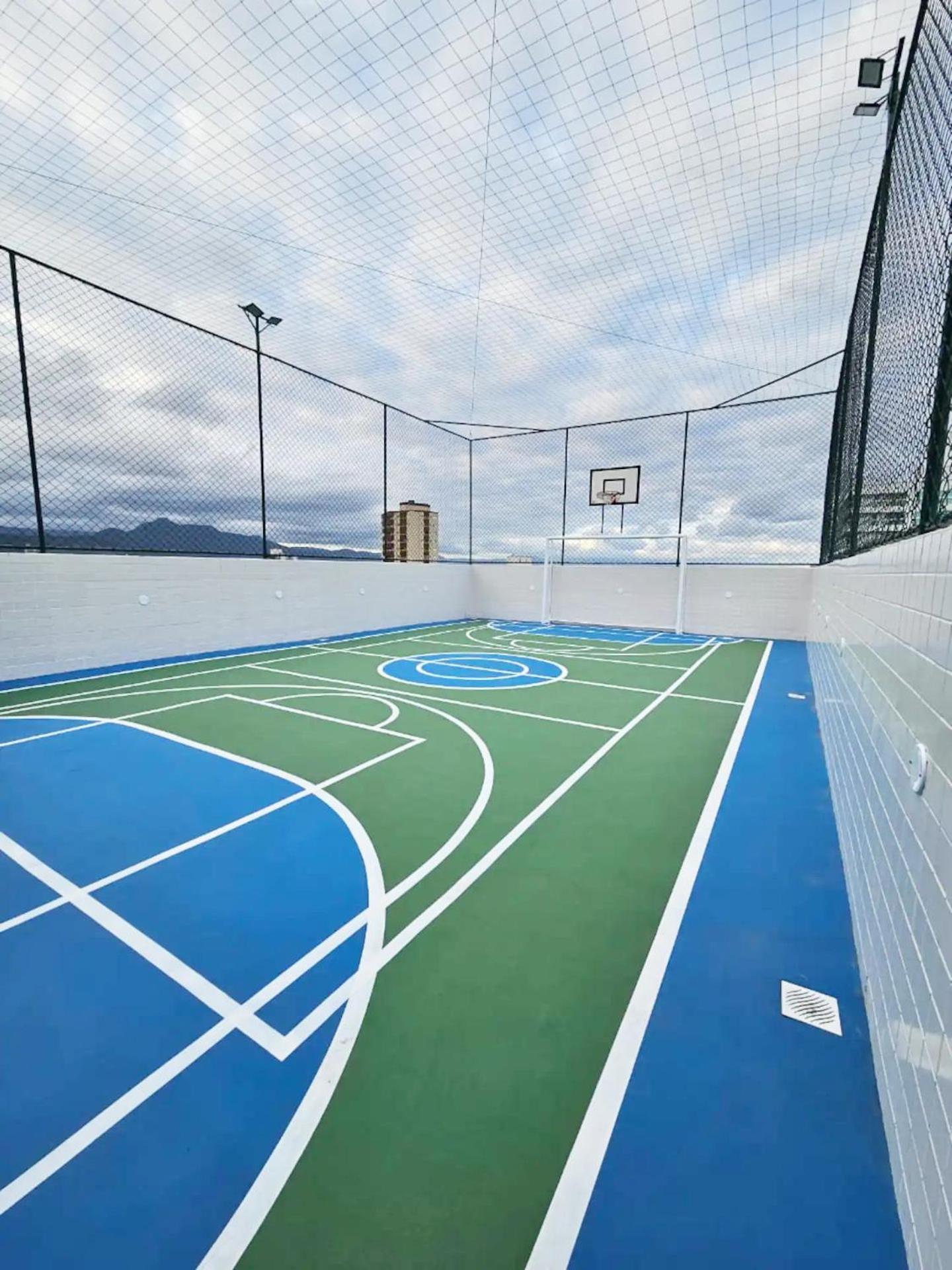 Apto Com Lazer Completo, Piscina, Ar, Mercadinho E Pet Friendly A 1 Min Da Praia Praia Grande (Santos) Eksteriør bilde